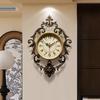 Luxury Wall Clock Vintage Metal Art Clocks Elegant Creative Design Living Room Clocks Nordic Household Silent Decoration Clocks