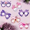 Butterfly Paper Glasses Spring Party Favors Birthday Party Eyeglasses Photo Booth Props for Kids Adults Holiday Supplies