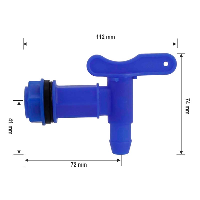 High Flow Bottling Spigot Fit 12mm ID Hose Homebrew Bottling Bucket Spigot Beer Tap Bottling Faucet