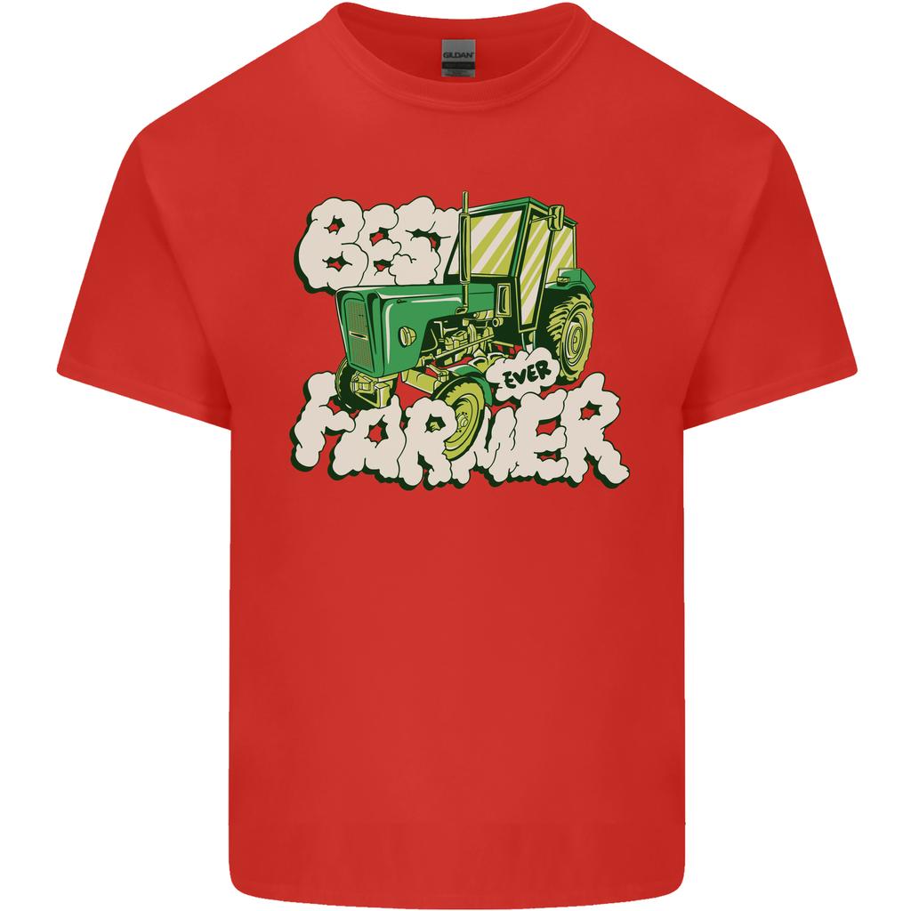 Best Farmer Ever Farming Fathers Day Unisexs Light Cotton TShirt