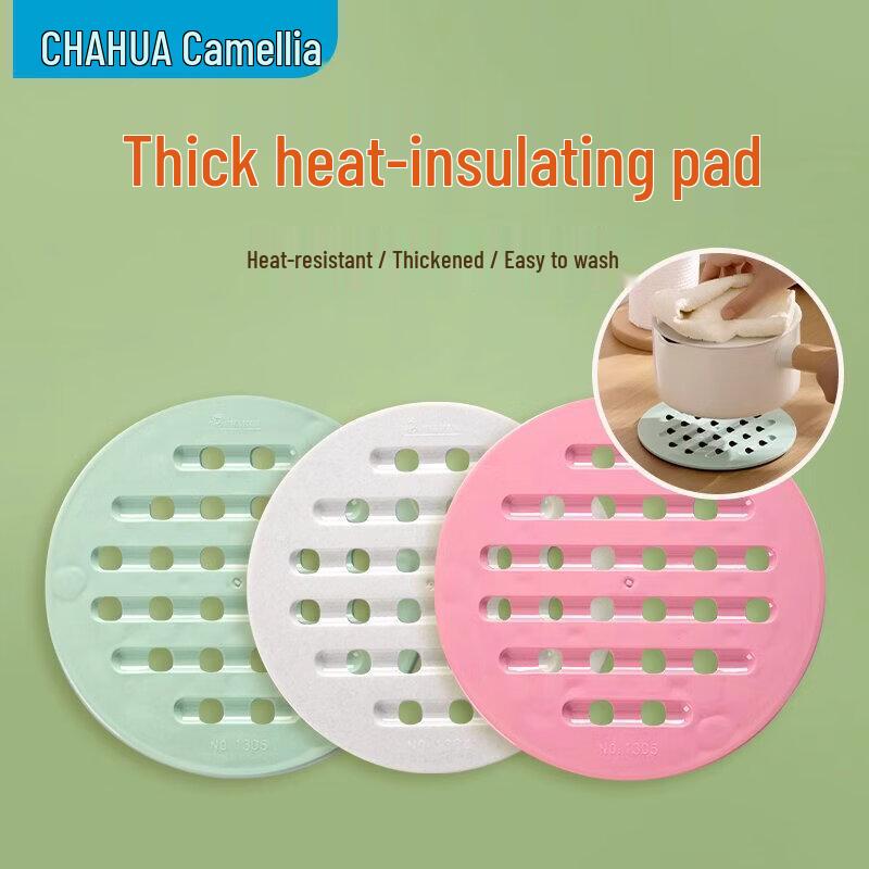 CHAHUA Round Anti-Slip Heat Mats (2-Pack)