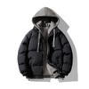 Cotton Jacket for Men's New Winter Fashion Brand Couple Loose Jacket for Winter Vacation Two-piece Jacket