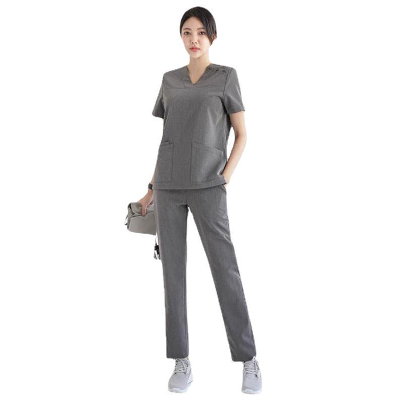 Korean Style Beauty Salon Uniform for Female Beauticians, Stomatologists, and Nurses – Hand Washing and Medical Wear
