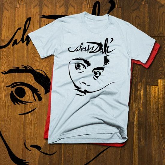 Art T-Shirt Picasso Da Vinci Salvador Dali Cubism Abstract Surrealism Cotton Tee XL