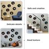 8-teiliges Set Schallplatten-Displays, Vinyl-Schallplatten-Aufkleber, Vinyl-Schallplatten-Wandschilder, Musikdekorationen fürs Schlafzimmer