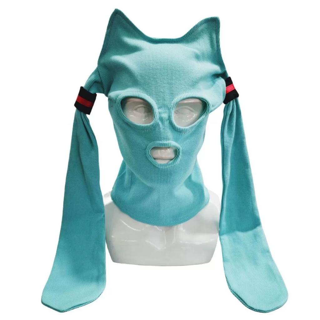 2024 new Hatsune Miku kidnapper masked hood game hat cosplay funny mask animation props