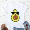 Avocado Funny Women T-Shirts Girl Harajuku Ullzang Graphic Cute Grunge Top Female T Shirt Summer Casual O-Neck Lady Tee Clothing