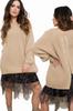 Rosalia Sweater Color Dark Beige