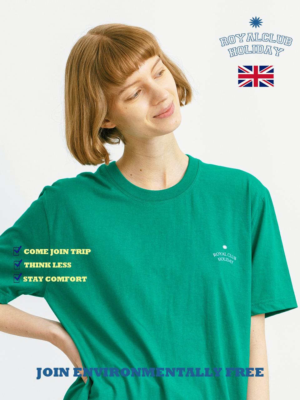 Royal Club Holiday Rch Logo Short Sleeve T-Shirt Green Green/M