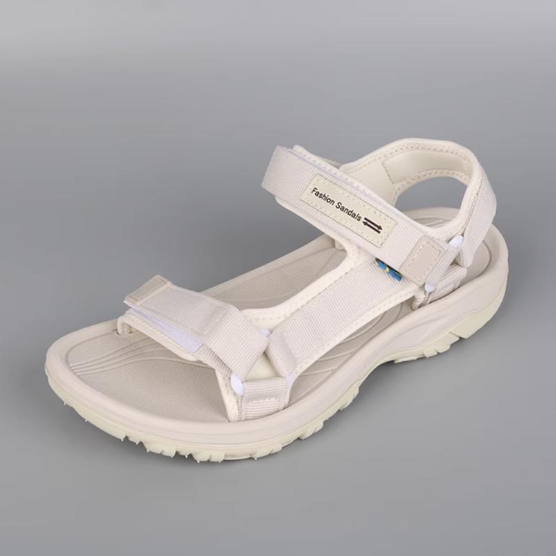 Women's Summer Sports Sandals Breathable Open-Toe Beach Walking Shoes Lightweight Comfortable Flat Sandals for Outdoor Travel