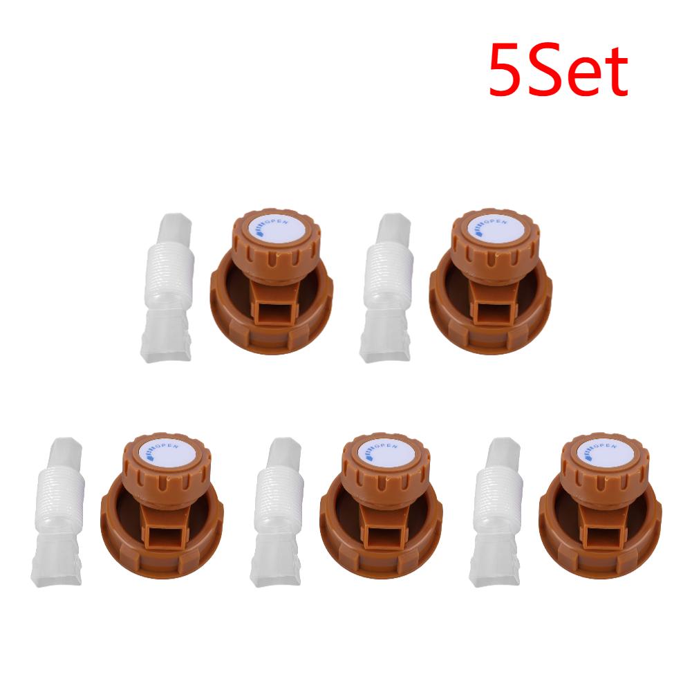 2-5Set Portable Faucet Replacement with Extendable Tube Water Container Faucet Camping Water Jug Tap for Outdoor Camping