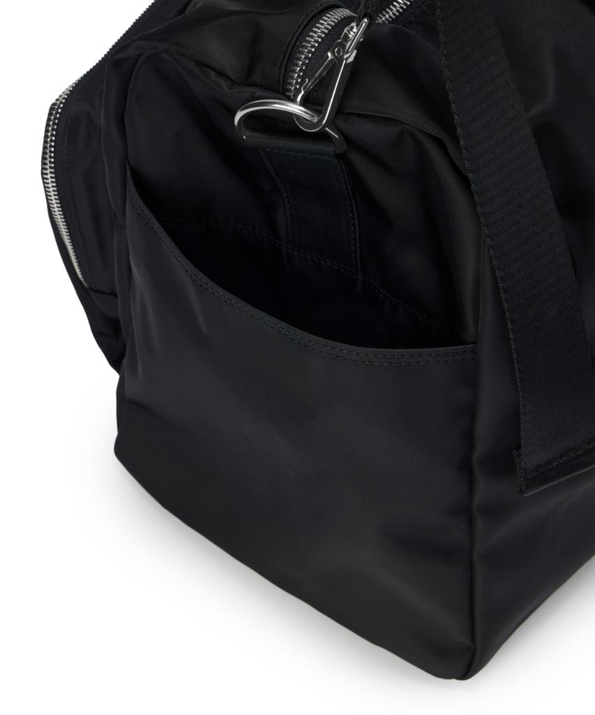 Maison Mined Two Pocket Boston Bag Black