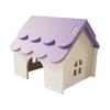 Hamsterhaus, Spielzeug, Haustier, Kleintier-Versteck, Hütte mit porösem Design, belüfteter, sicherer Nistplatz für Hamster, Goldbären, Eichhörnchen