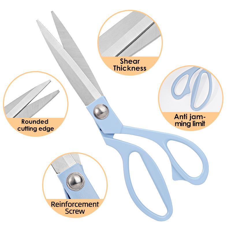 Tailor Scissors Sewing Scissors For Fabric Professional Stainless Steel Scissor Sewing Tool Clothing Cutter Shears DIY Sewing