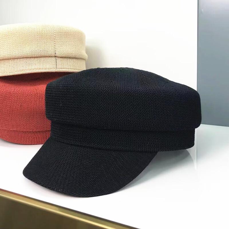 Ретро кепка-газетчик с плоским верхом