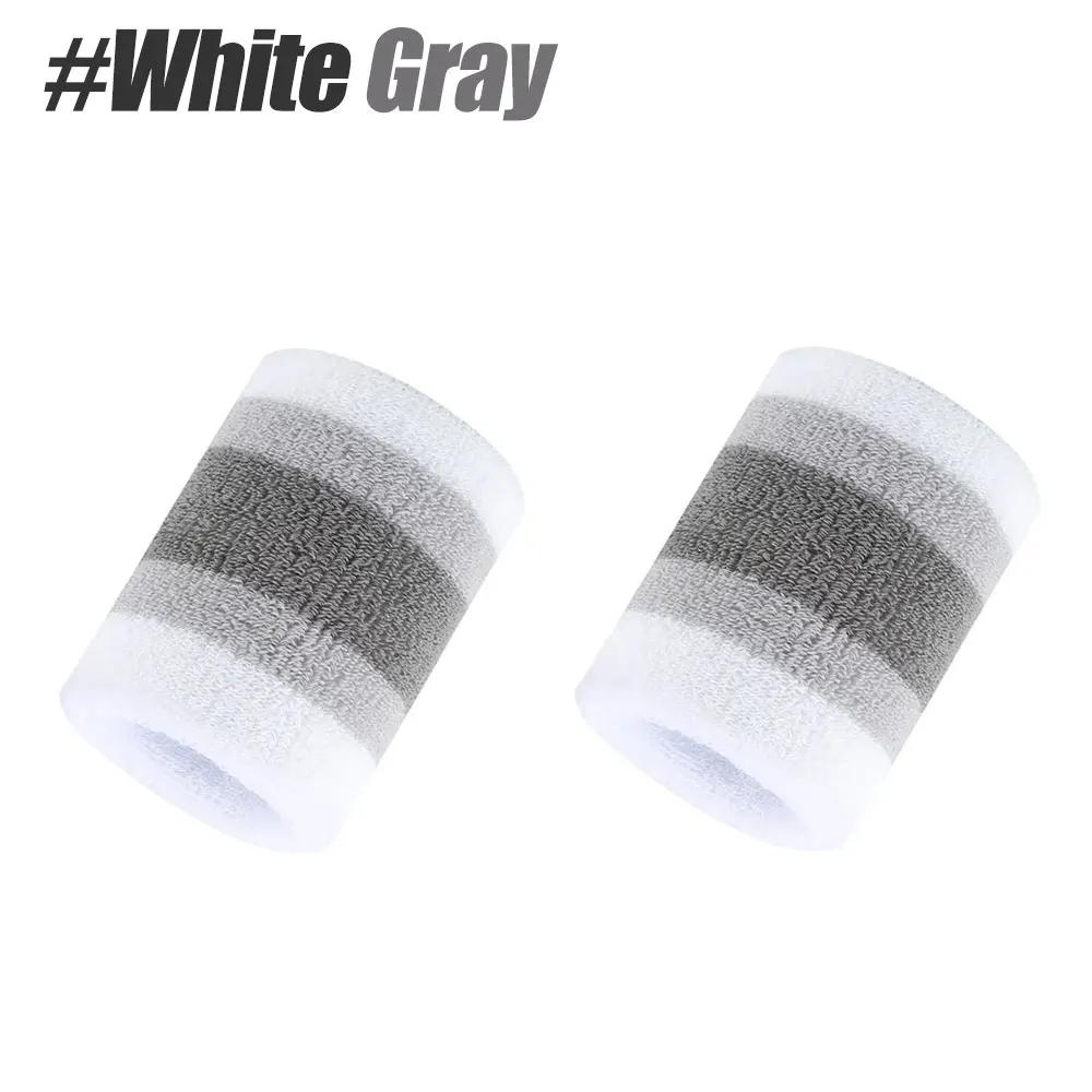 

1 Pair Wrist Sweatbands Tennis Wrist Bands Absorbent Sweat Band For Men And Women, Professional Breathable Cotton Sweatbands