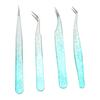 Nail Tweezers Lightweight Versatile Fine Point Stainless Steel Comfortable Grip Nail Art Tweezers