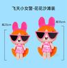 23cm 35cm Cartoon Anime Powerpuff Girls Plush Toys Cute Beach Dress Stuffed Dolls For Girls Gift