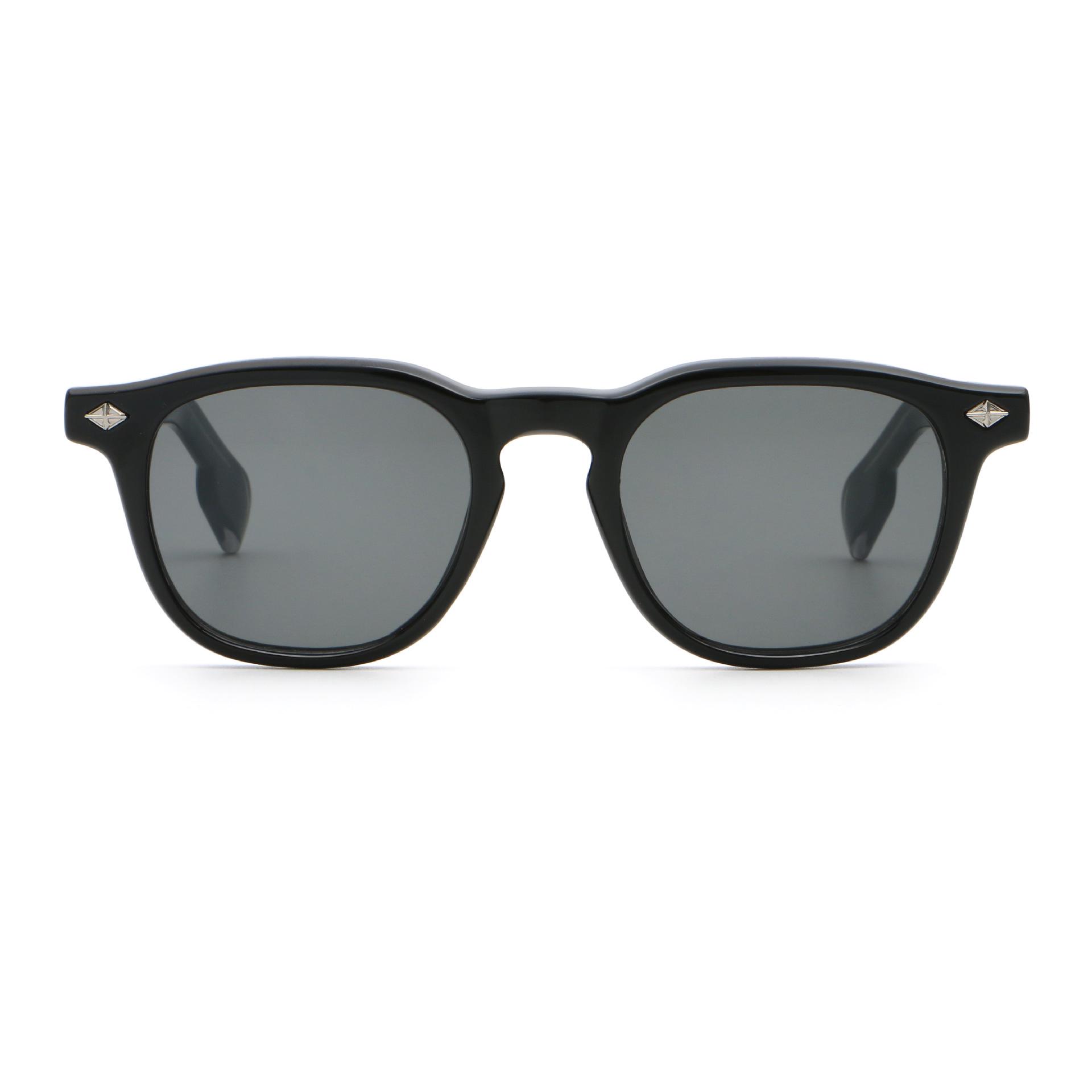 Vintage European  American Retro Round Frame Sunglasses - Stylish, Slimming, and Protective