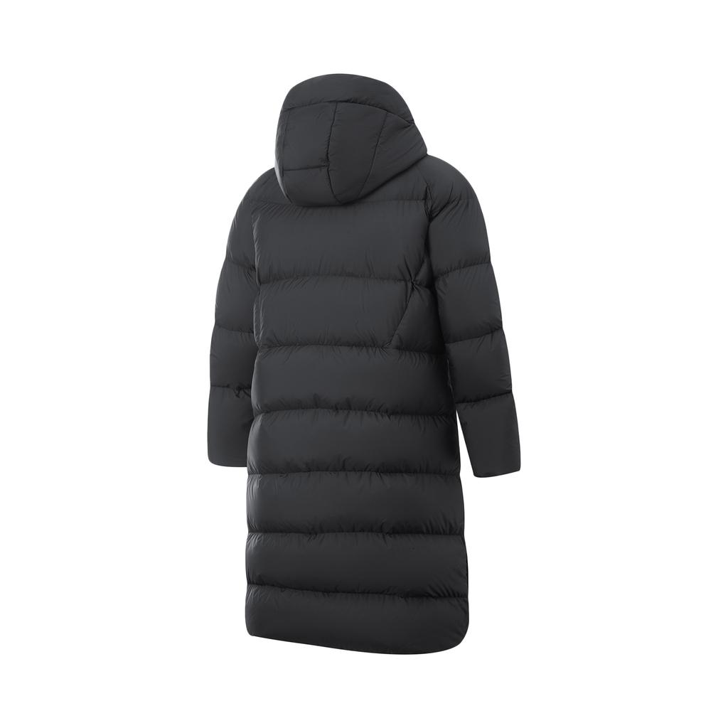 Li Ning Fitness Series Hooded Logo Letter Down Jacket Women Outerwear AYMV190-1