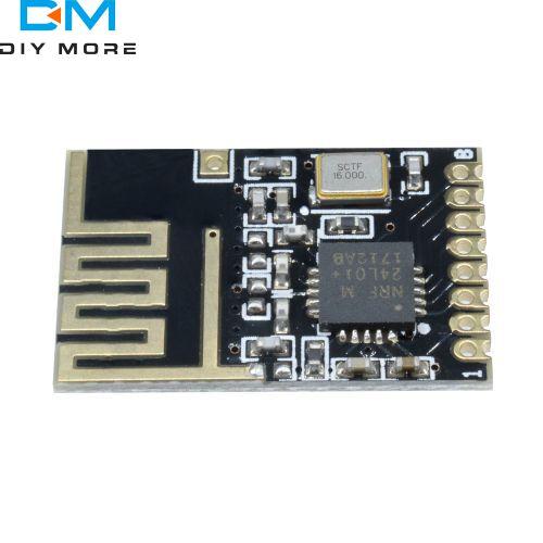 1pcs Mini NRF24L01 RF Wireless Module Mini Version Power Enhanced Version SMD Receiver Transceiver Board No PIN 5V 2.4GHz 1.27MM