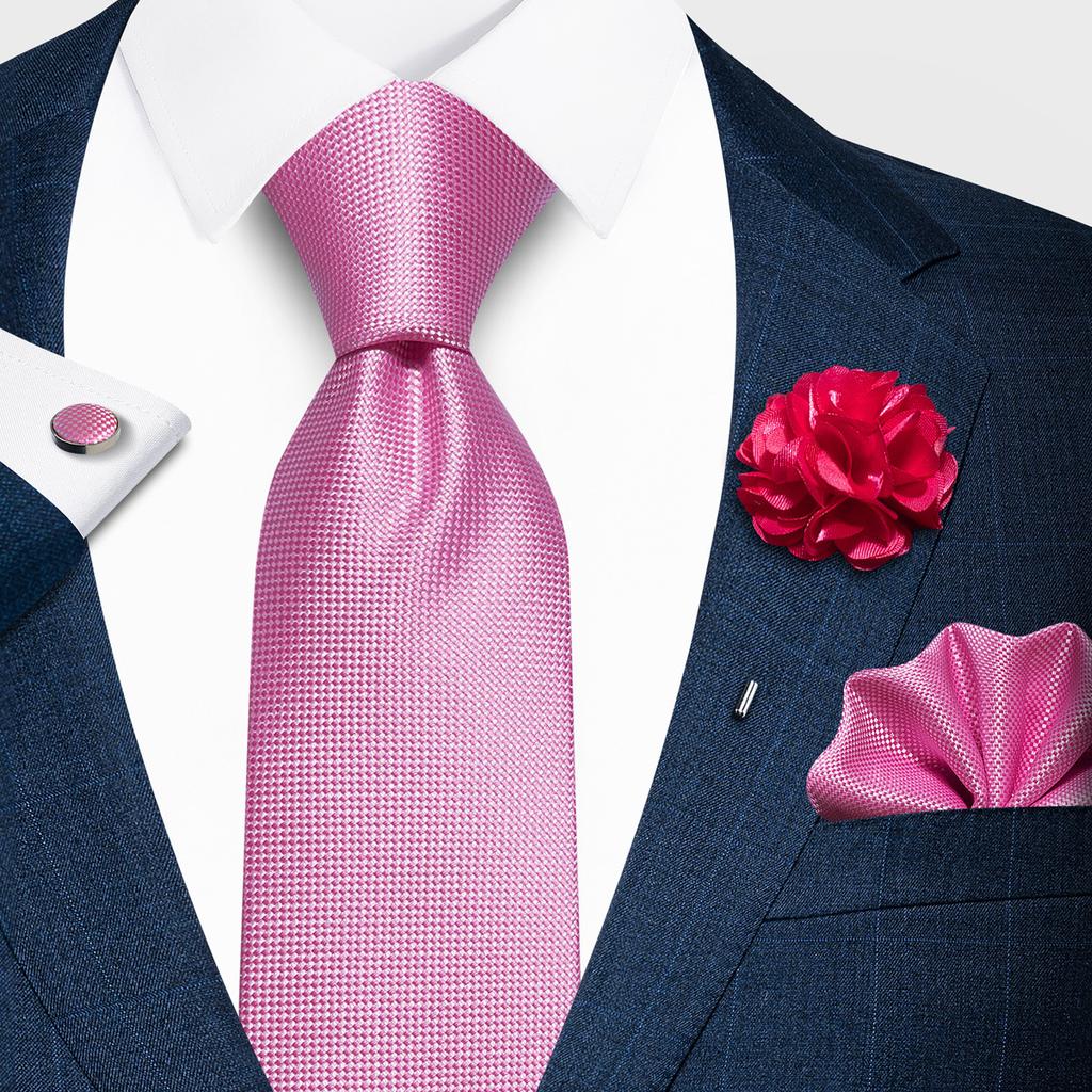 Fashion Men'S Paisley Tie Suit Pocket Towel Set 8Cm Polyester Jacquard Business Dress Tie
