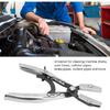Hose Pinch Off Plier, Line Pinch Off Plier Ratcheting Jaws Swiveling Universal for Automobile Radiator Brake Coolant Pipes(8in)