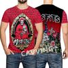 T-shirt Rock Band Misfits Estivi Stampa 3D Streetwear Uomo Donna Moda Maglietta a Maniche Corte T-shirt Top Abbigliamento Uomo