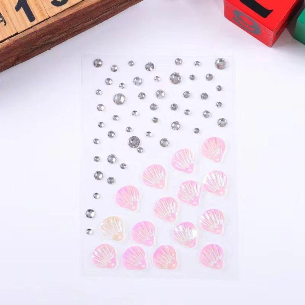 Colorful 3D Face Jewelry Stickers Mixed Disposable Tattoo Stickers Eyeliner  Decals  Women