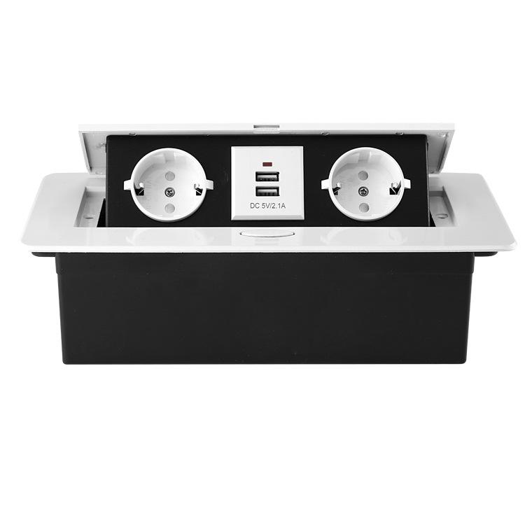 Tycoon Gold EU Desktop Socket with German Standard and USB Ports