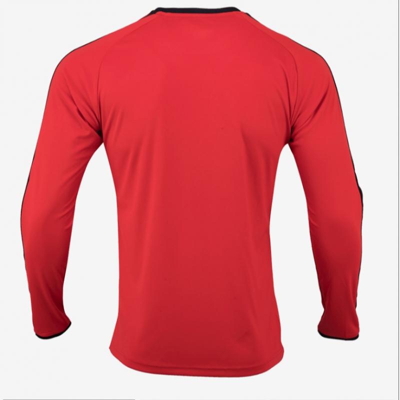 Puma Galleria Puma Long SLeeve Lee STripe Round T shirT Black Red
