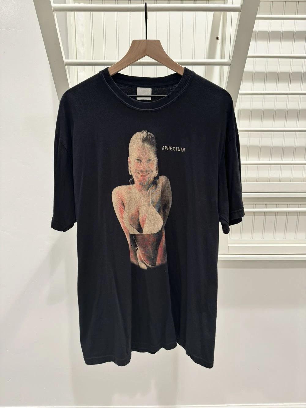 Aphex Twin Windowlicker black Album black Album Cover Cotton Unisex T-Shirt L