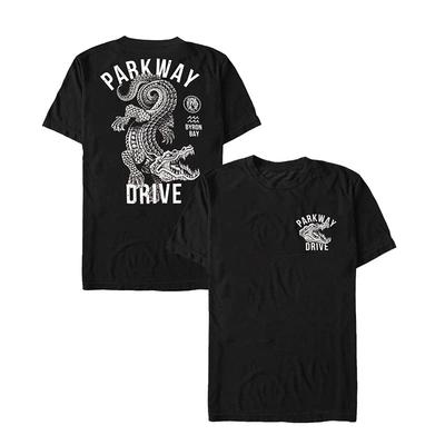 T-shirt rond à manches courtes imprimé du groupe de Metal Hardcore australien Y2k Parkway Drive