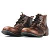 OSSTONE Herren Echtleder Chukka Mountainbike Stiefel, Größe: Herren 10.5 (M), US 44.5 (EU), Farbe: Retro Braun (OS-6015-2-retro-braun-10.5-JP-R)