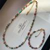 2025 Freshwater Pearl & Natural Stone Bracelet for Women - Dopamine Beaded, Light Luxury Jewelry