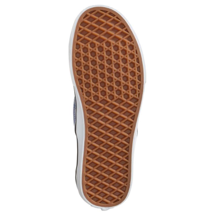 Vans CLASSIC SLIP on Skateboard Shoes Women's Ecru Blue VN000D6YFOI