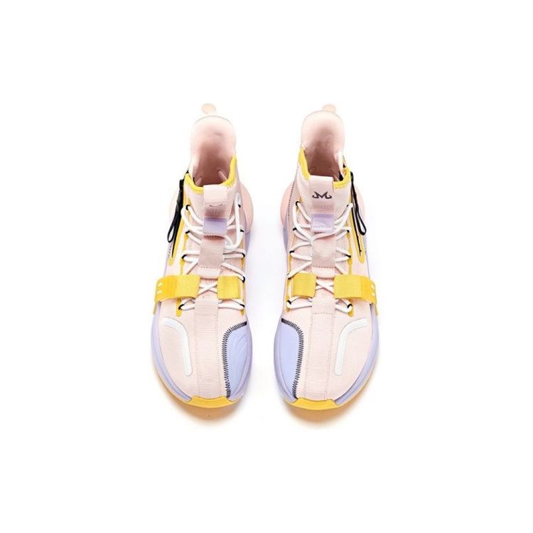 Anta Dragon Ball Super X  Buu Collaboration Majin Buu Zipper High-Top Basketball Shoes Men Sneakers Pink 112011619-6