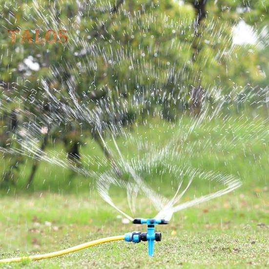 Watering Sprinkler 360 Degree Rotating Garden Sprinkler Large Area Coverage Lawn Sprinkler with Spike for Plant Irrigation