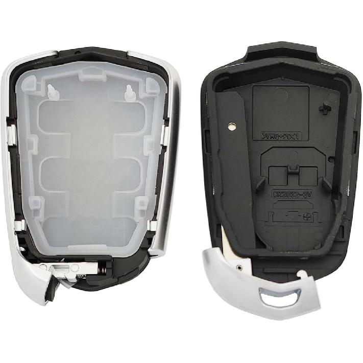 Replacement Key Fob Cover Case fit for Cadillac ATS ATS-v CTS CT6 XTS XT5 XT4 XT6 SRX 2014 2015 2016 2017 2018    Keyless Entry Remote Control Key