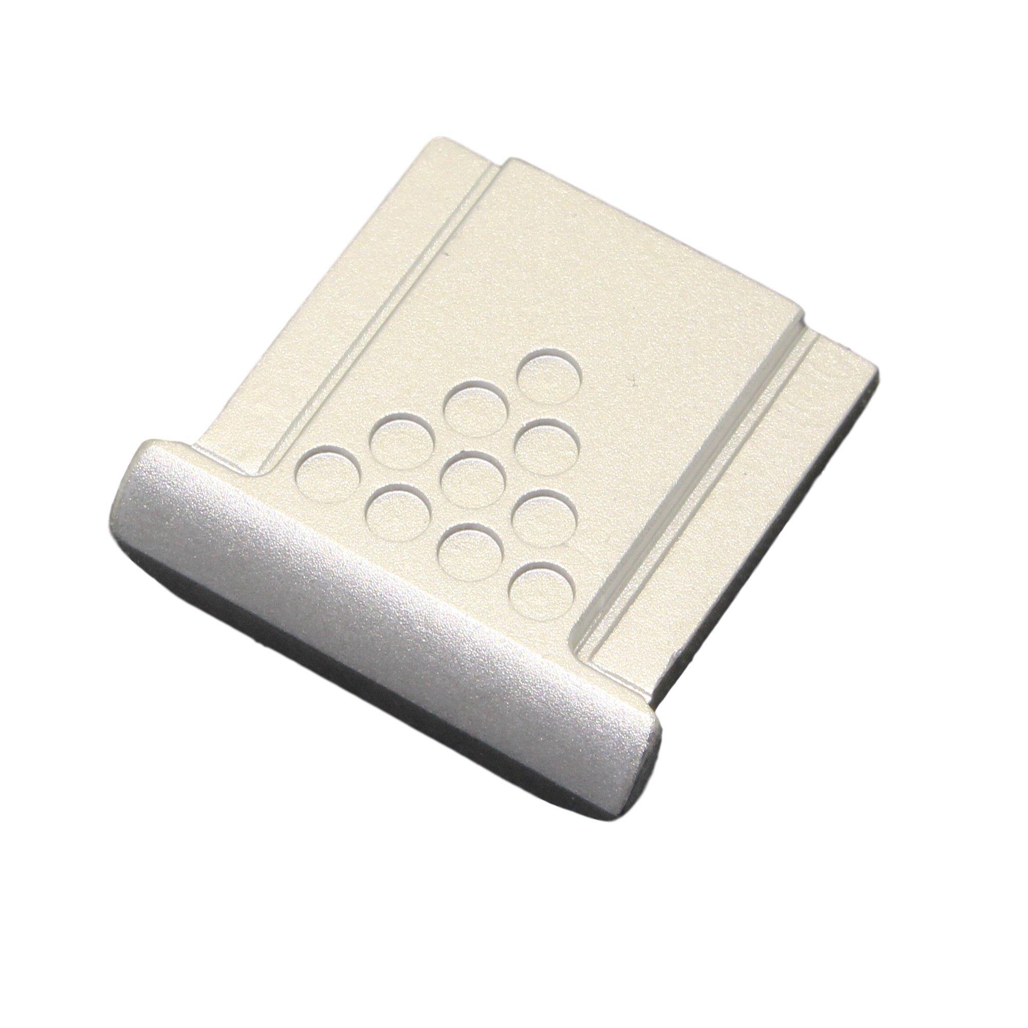 

Metal Hot Shoe Cover with Edge Silver with and other dedicated hot shoe covers for Canon and Sony are available F-Foto Guards, (Compatible Nikon,