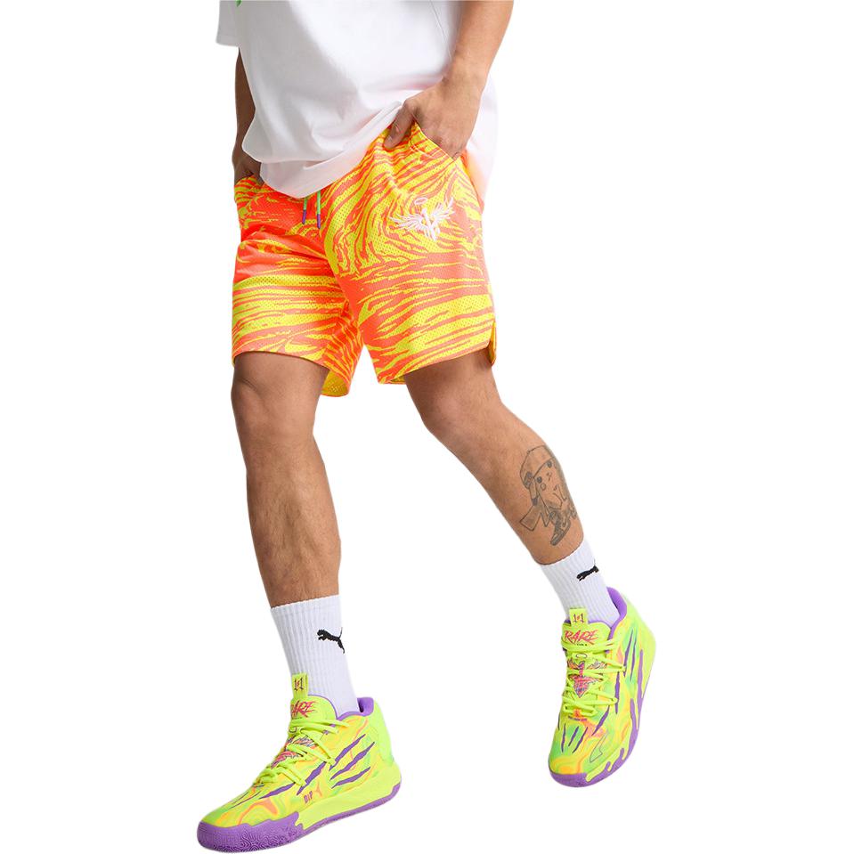 Men's Shorts PUMA x MELO Casual Shorts Men's Yellow