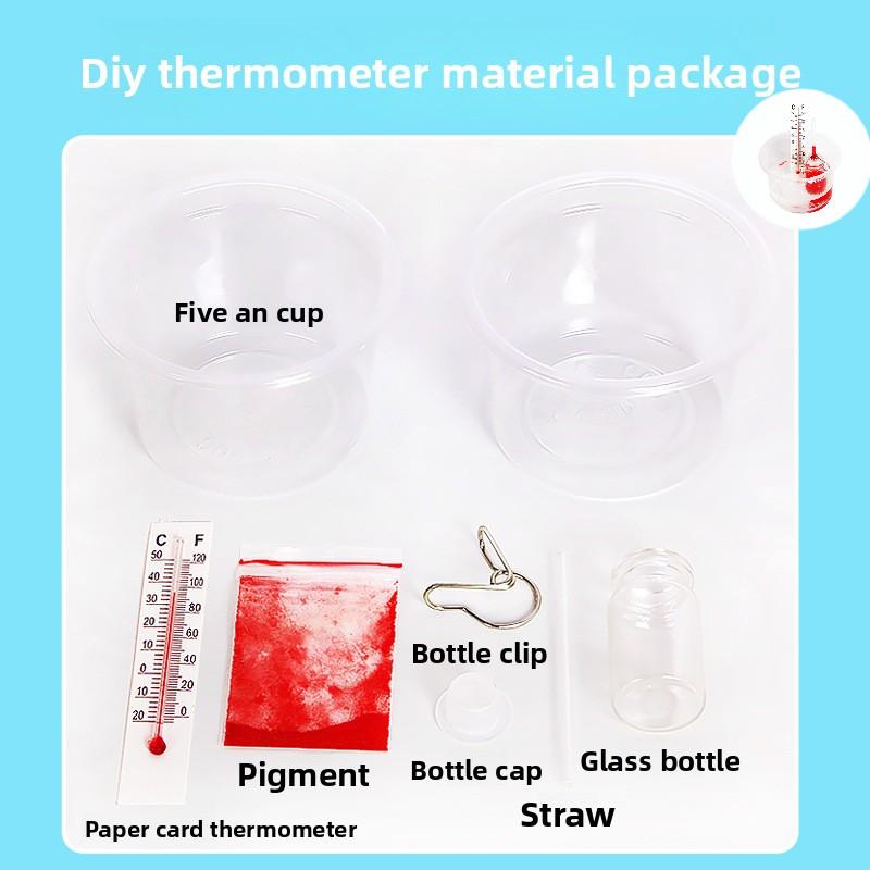 

Science Experiment Diy Thermometer Kit With Fun Materials For Kids Educational Activity