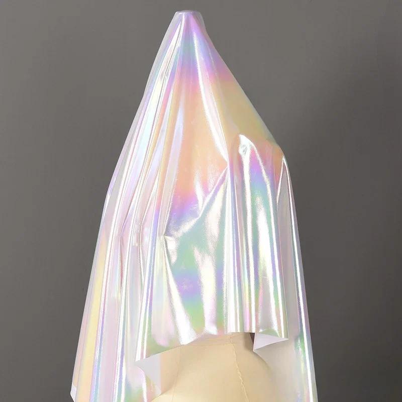 

100x150 см Высокоэластичная Глянцевая Спандекс Стрейч Бронзовая Ткань Для Свадебного Украшения Сценические Ткани Для Одежды 100x150cm