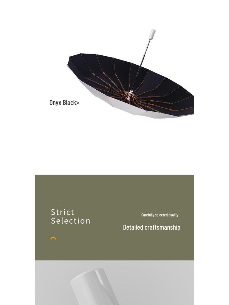 Retro 16-Bone Automatic Sun & Rain Parasol: Cooling, Anti-UV, Folding, Dual-Use Umbrella for Women