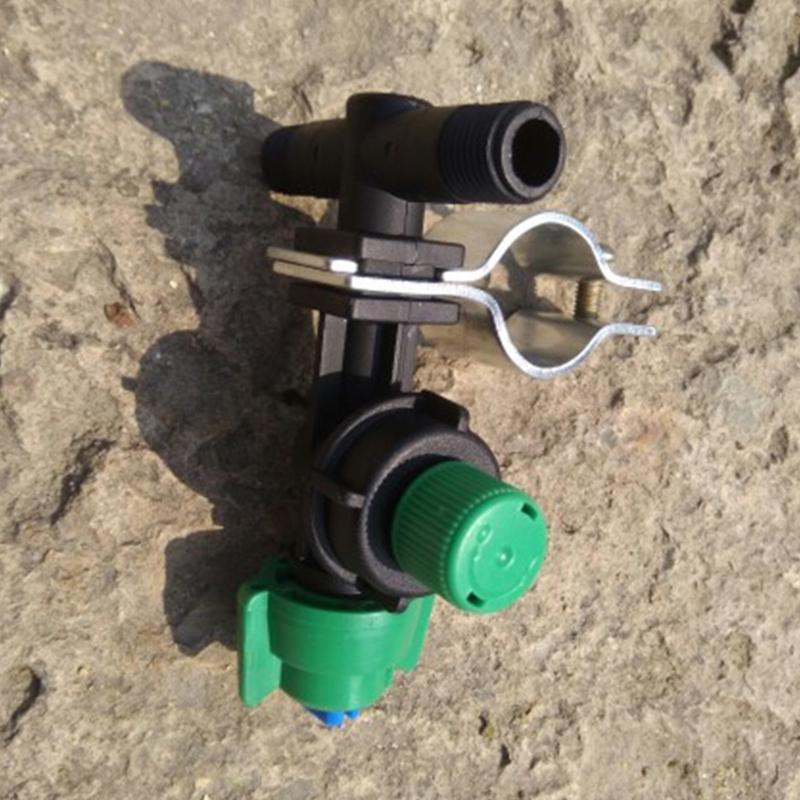 2PCS High Efficiency Mists Sprayer With Uniform Coverage Clamps On Hose Nozzle For Farming And Gardening