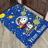 Name Custom Dog Snoopy Carpet Rug for Living Room Bedroom Home Sofa Decoration,Kids Play Non-slip Floor Mat