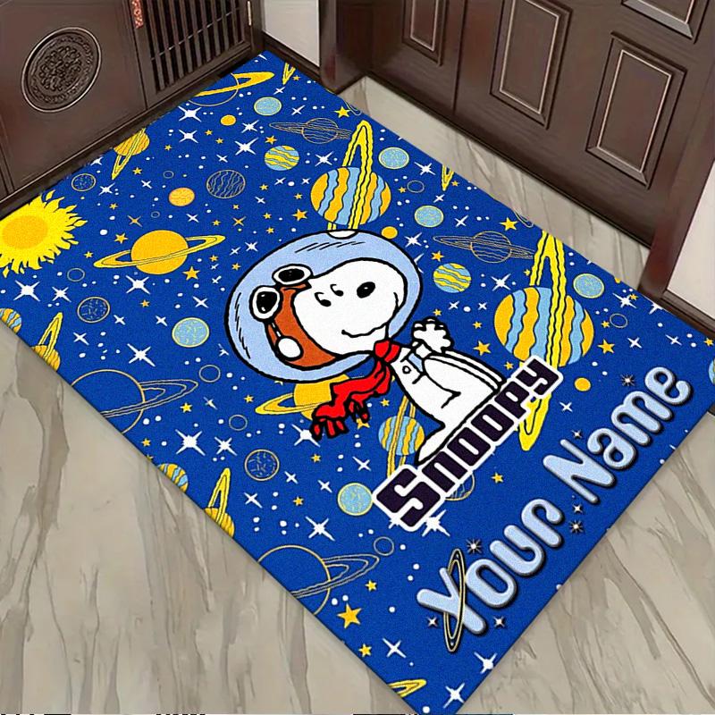 Name Custom Dog Snoopy Carpet Rug for Living Room Bedroom Home Sofa Decoration,Kids Play Non-slip Floor Mat
