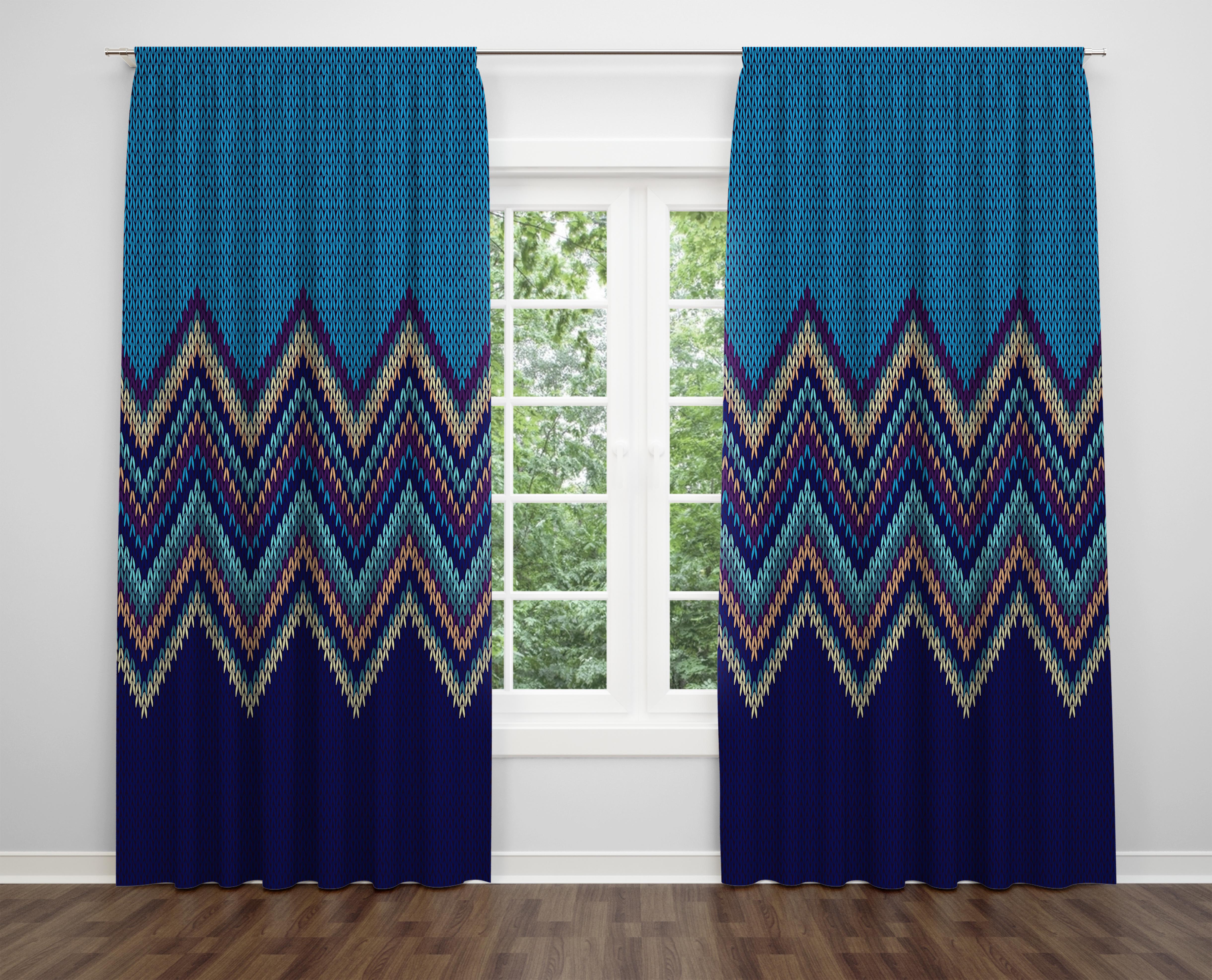 

Декоративний дизайн, високоякісна бавовняна тканина, ви можете вибрати одну або подвійну фіранку з крила 1 piece різнокольоровий