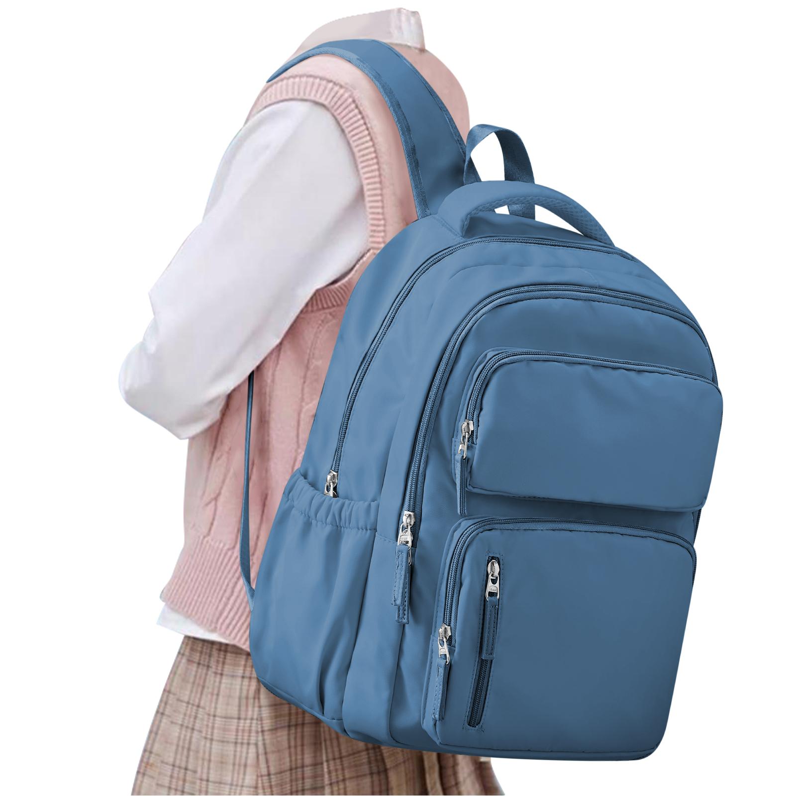 

Крутая школьная сумка для ноутбука для мальчиков и девочек, школьный рюкзак средней и старшей школы большой вместимости, школьная сумка для подростков, женский рюкзак для отдыха