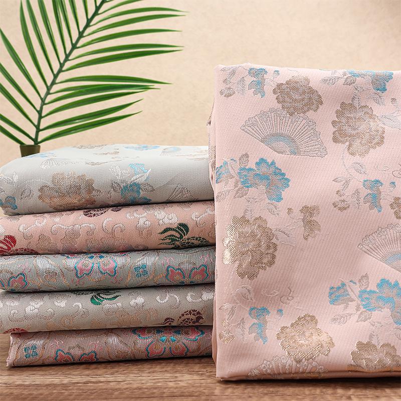 Brocade Jacquard Fabric Satin Children's Clothing Hanfu Clothing Apparel Sewing Fabric Wholesale Cloth Meters Diy Material